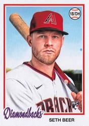 2022 Topps Archives Base Set Seth Beer #171 card