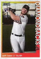 2022 Topps Archives Snapshots Base Set Seth Beer #35 card