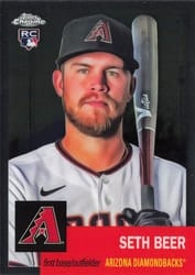 2022 Topps Chrome Platinum Anniversary Base Set Seth Beer #461 card
