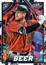 2022 Topps Fire Base Set Seth Beer #39 card