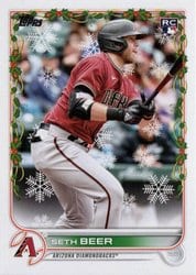 2022 Topps Holiday Base Set Seth Beer #HW114 card