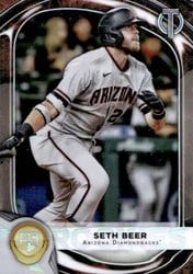 2022 Topps Tribute Base Set Seth Beer #98 card