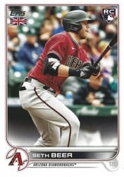 2022 Topps UK Edition Base Set Seth Beer #182 card