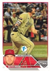 2023 Topps 1st Edition Base Set Seth Beer #105 card