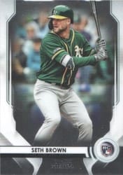 2020 Bowman Sterling Base Set Seth Brown #BSR-72 card