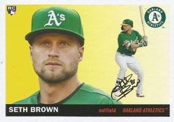 2020 Topps Archives Base Set Seth Brown #13 card