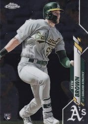 2020 Topps Chrome Base Set Seth Brown #23 card