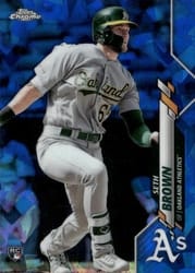 2020 Topps Chrome Sapphire Edition Base Set Seth Brown #123 card