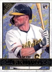 2020 Topps Gallery Base Set Seth Brown #79 card