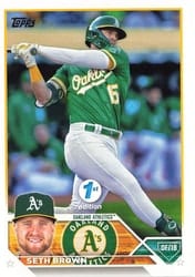 2023 Topps 1st Edition Base Set Seth Brown #148 card