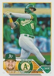 2023 Topps Base Set Seth Brown #148 card