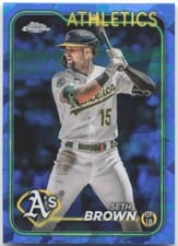 2024 Topps Chrome Sapphire Edition Base Set Seth Brown #79 card