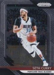 2018-19 Panini Prizm Base Set Seth Curry #131 card