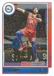 2021-22 Hoops Winter Base Set Seth Curry #37 card