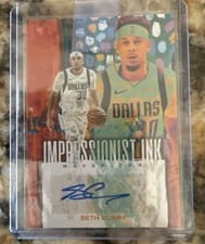 2023-24 Panini Court Kings Impressionist Ink Seth Curry #II-SET card
