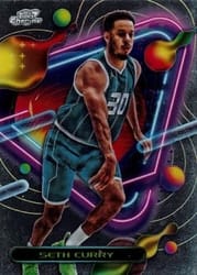 2023-24 Topps Chrome Cosmic Base Set Seth Curry #34 card