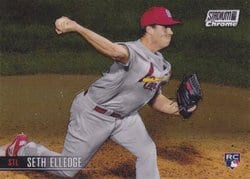2021 Stadium Club Chrome Base Set Seth Elledge #337 card