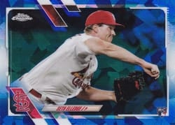 2021 Topps Chrome Update Sapphire Edition Base Set Seth Elledge #US57 card