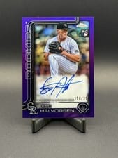 2025 Topps Chrome Rookie Autographs Seth Halvorsen #RA-SH card