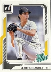 2026 Donruss Base Set Seth Hernandez #124 card