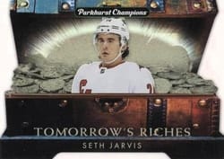 2022-23 Parkhurst Champions Tomorrow's Riches Seth Jarvis #TR-18 card
