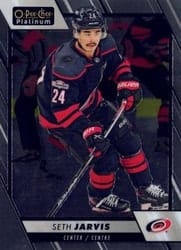 2023-24 O-Pee-Chee Platinum Base Set Seth Jarvis #191 card