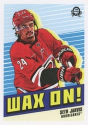 2025-26 O-Pee-Chee Wax On Seth Jarvis #WO-2 card