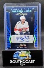2025-26 Upper Deck Black Diamond Sparkling Scripts Seth Jones #SS-SJ card