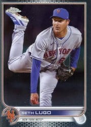 2022 Topps Chrome Update Base Set Seth Lugo #USC177 card