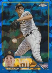 2023 Topps Chrome Update Sapphire Edition Base Set Seth Lugo #USCS182 card