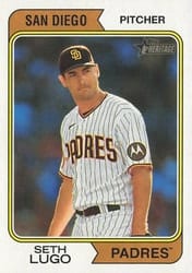 2023 Topps Heritage Base Set Seth Lugo #646 card