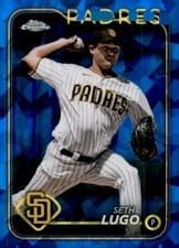 2024 Topps Chrome Sapphire Edition Base Set Seth Lugo #291 card