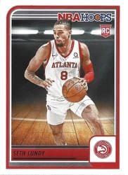 2023-24 Hoops Base Set Seth Lundy #244 card