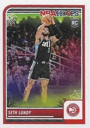2023-24 Hoops Haunted Hoops Base Set Seth Lundy #206 card