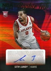 2023-24 Hoops Rookie Ink Seth Lundy #RI-LUN card