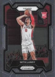 2023-24 Panini Prizm Base Set Seth Lundy #138 card