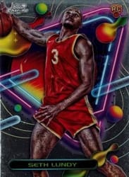 2023-24 Topps Chrome Cosmic Base Set Seth Lundy #191 card