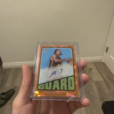 2023-24 Topps Chrome Sapphire Edition 1972 Topps Autographs Seth Lundy #TA-SL card