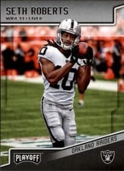 2018 Panini Playoff Base Set Seth Roberts #157 card