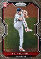 2021 Panini Prizm Base Set Seth Romero #227 card