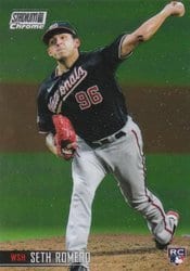 2021 Stadium Club Chrome Base Set Seth Romero #339 card