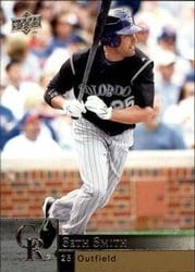 2009 Upper Deck Base Set Seth Smith #623 card