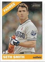 2015 Topps Heritage Base Set Seth Smith #352 card
