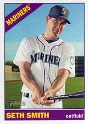 2015 Topps Heritage Base Set Seth Smith #523 card