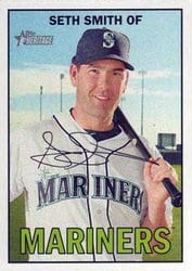 2016 Topps Heritage Base Set Seth Smith #313 card