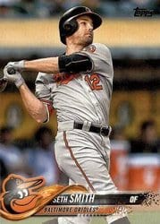 2018 Topps Base Set Seth Smith #663 card