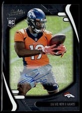 2021 Panini Absolute Signature Rookies Seth Williams #172 card