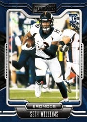 2021 Panini Playbook Base Set Seth Williams #198 card