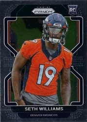 2021 Panini Prizm Base Set Seth Williams #412 card