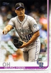 2019 Topps Base Set Seung-Hwan Oh #538 card